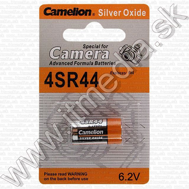 Image of Camelion Silver Oxide Battery 6.2V 4SR44 (4AG13) (IT5793)